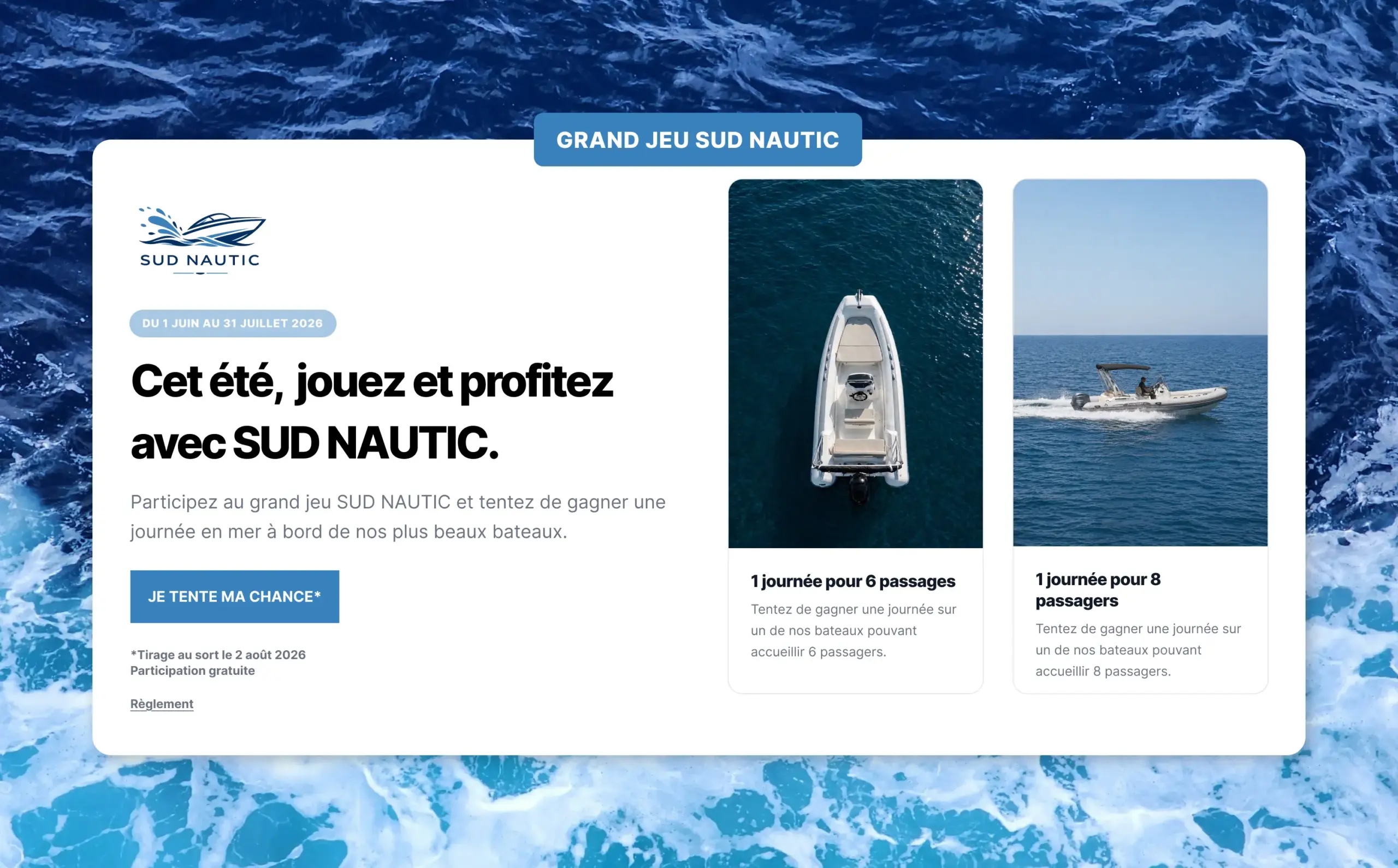 plateforme_jeu_nexa Plateforme de jeu pour notre client Sud Nautic